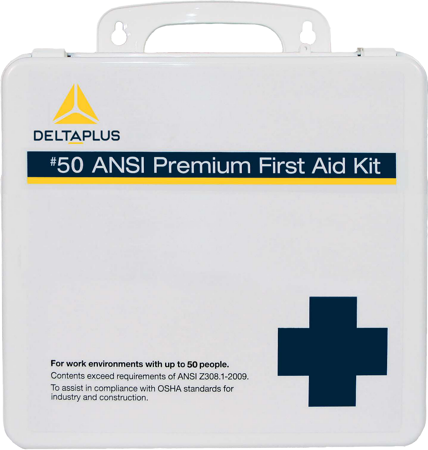 Ansi 50 Premium First Aid Kit Plastic Box