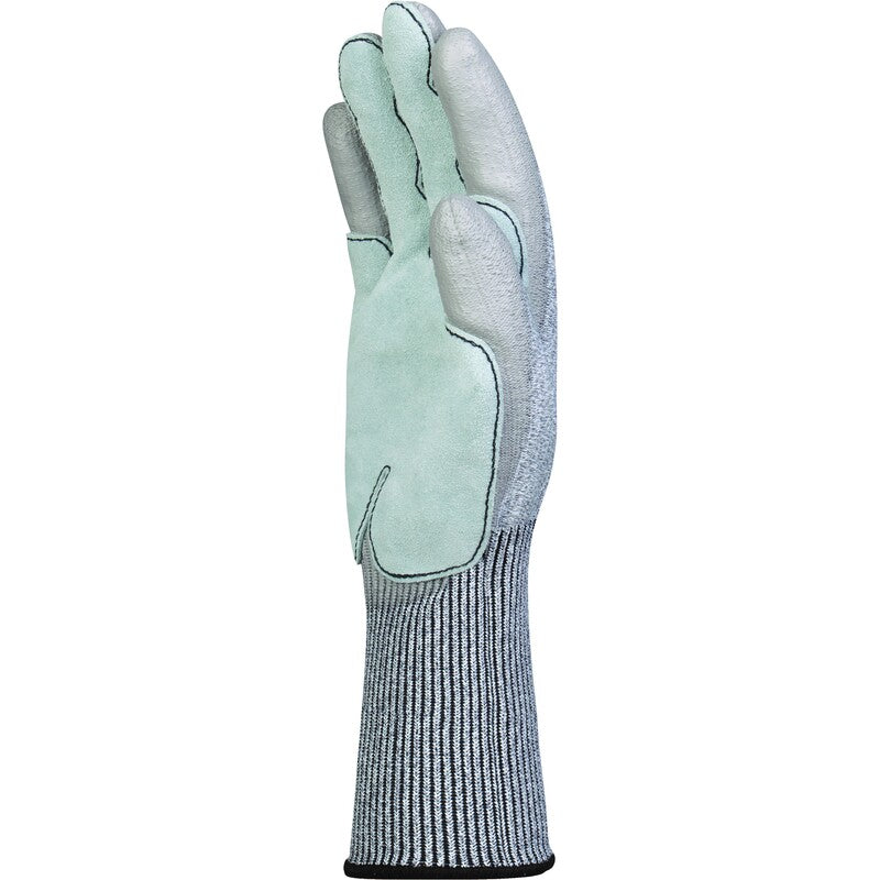 Guantes anticorte A5 con cuero vacuno