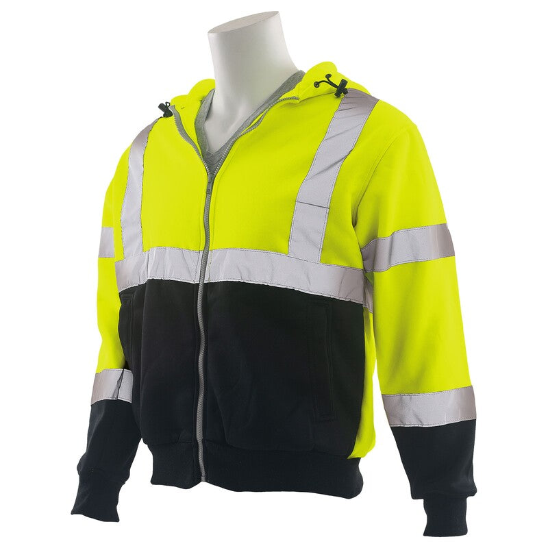 SUDADERA CON CAPUCHA Y CREMALLERA CLASE 3 W375B