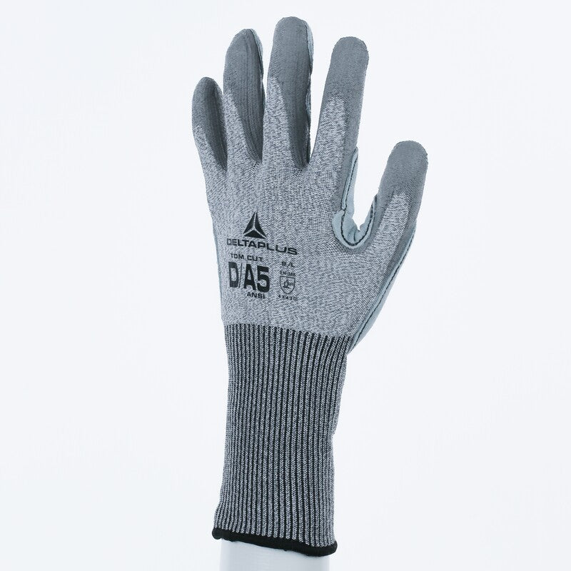 Guantes anticorte A5 con cuero vacuno
