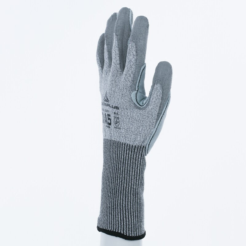 Guantes anticorte A5 con cuero vacuno