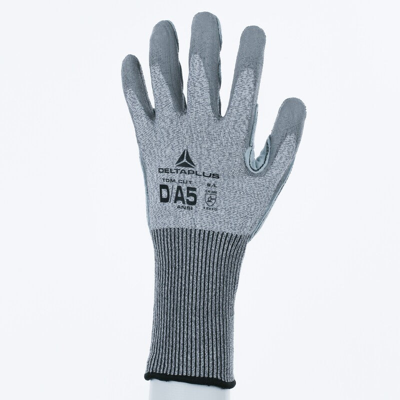 Guantes anticorte A5 con cuero vacuno