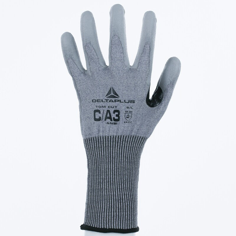Guantes con revestimiento de polímero de primera calidad con protección contra cortes A3