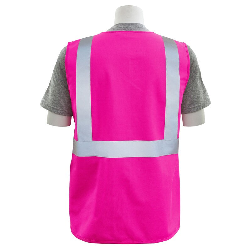 S762P PINK NON-ANSI SAFETY VEST