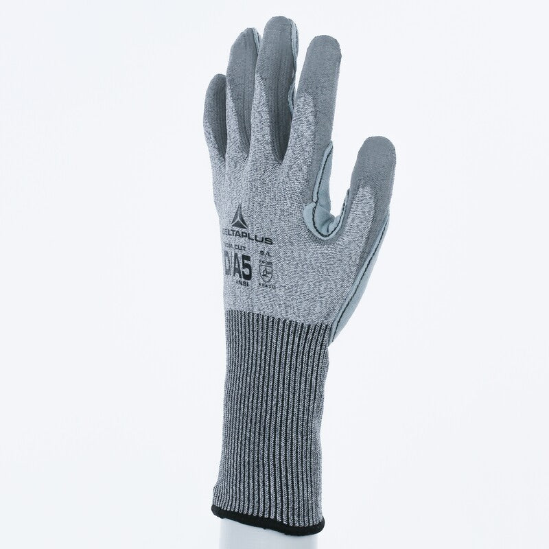Guantes anticorte A5 con cuero vacuno